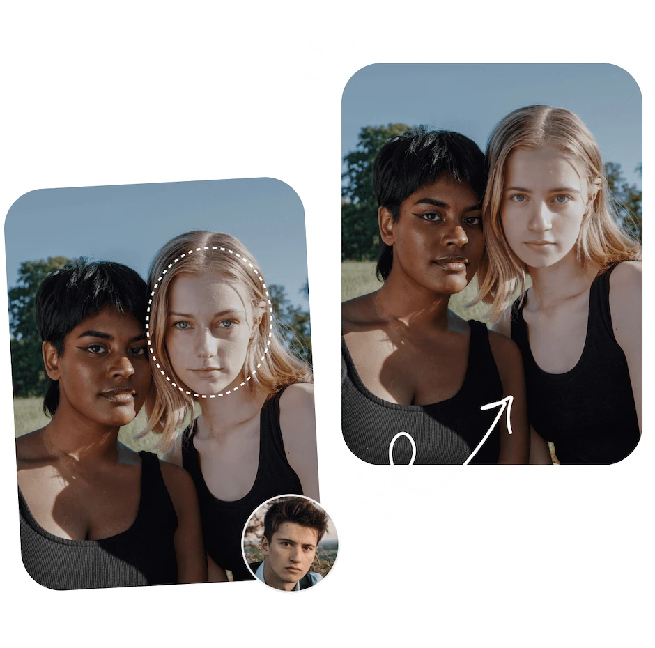 Fast face swap processing